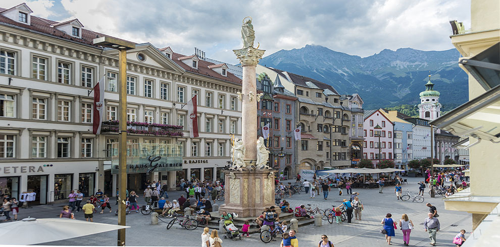 Saint Anne Column In Innsbruck, Austria.