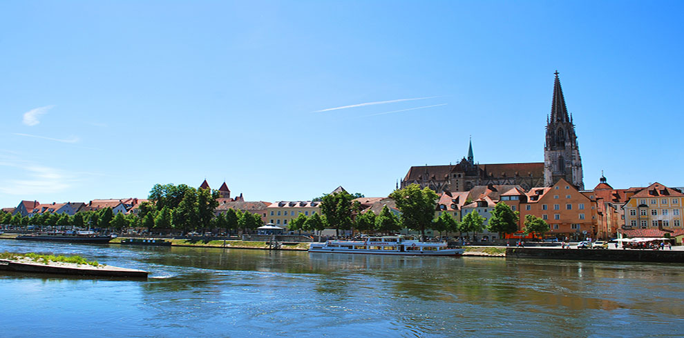 Regensburg, Bavaria, Germany – June 06, 2014: The View Of The Hi